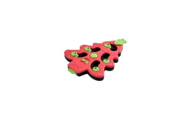Interactive Christmas Tree-Shaped Foraging Plate