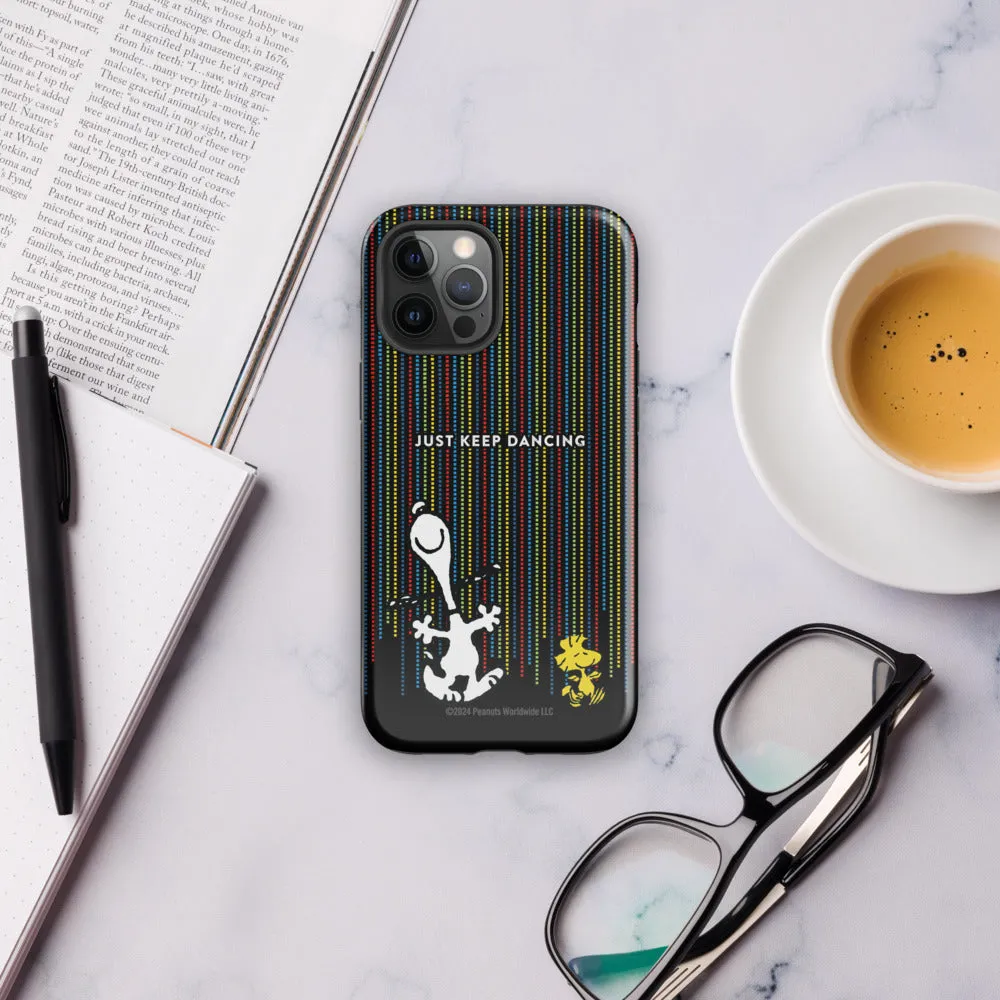 Peanuts Just Keep Dancing iPhone Case